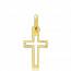 Gold Kazimir crosses pendant mini
