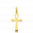 Gold Lavrenti crosses pendant mini