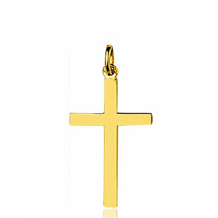Gold Leonty crosses pendant