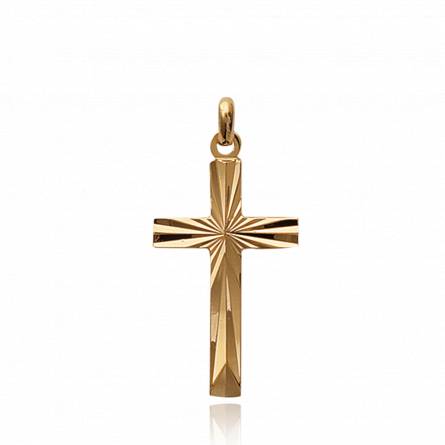 Gold plated crosses pendant