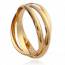 Gold plated Jeux  union 1 ring mini