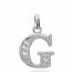 Hangers dames zilver G letters mini