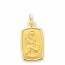 Hangers goud Saint Christophe encadré medaillon mini