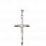 Hangers roestvrijstaal Christ sur croix kruizen mini