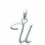 Hangers zilver Traditionnel letters mini