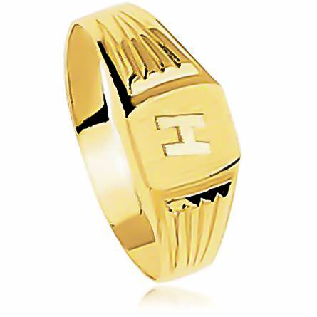 Man gold Ciselée Aurane ring