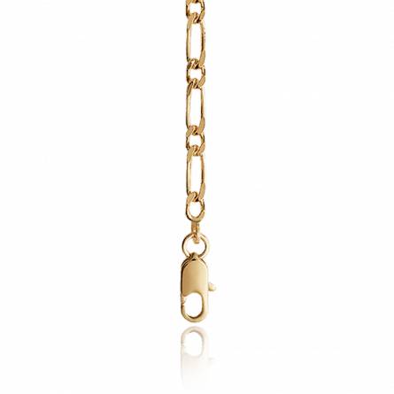 Man gold plated figaro chains