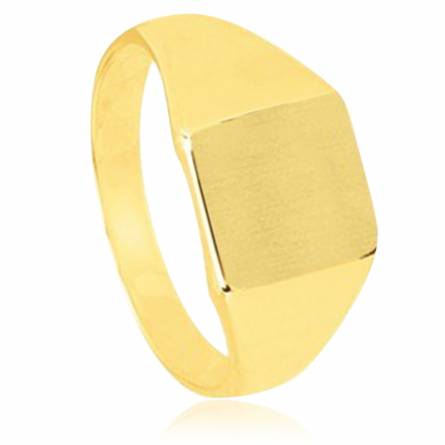 Man gold plated Jean yellow ring