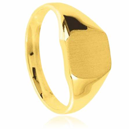 Man gold plated Marcellin yellow ring