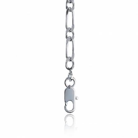Man silver figaro chains