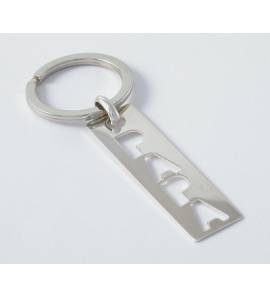 Man silver key chain