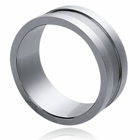 Man stainless steel Apollinariya ring