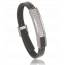 Man stainless steel Ares black bracelet mini