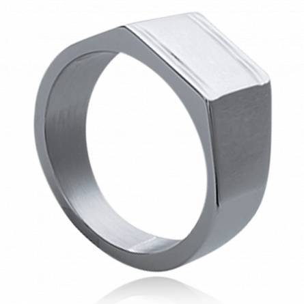 Man stainless steel Domusa ring