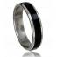 Man stainless steel Emirati black ring mini