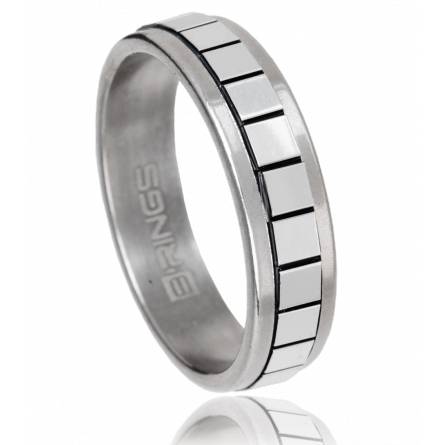Man stainless steel Heliance ring