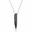 Man stainless steel Ianis black necklace mini