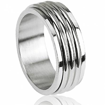 Man stainless steel Nampa ring