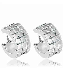 Men's Earring  quadrillées