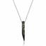 Man stainless steel Sergios grey necklace mini