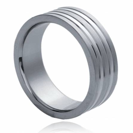 Man stainless steel Tumulte ring