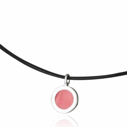 Minimaliste pink necklace