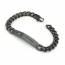 Panzerarmband herren stahl mesh bangle schwarz 2