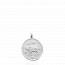 Pendentif argent rhodié astro Taureau mini