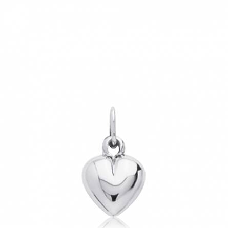 Pendentif Coeur Or Blanc Caprice