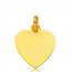 Pendentif or Arista coeur jaune mini