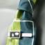 Pince à cravate Art Déco argent-résine ovales mini
