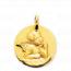 Pingente criança ouro Ange Raphael médaillon medalhão mini