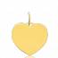 Pingente ouro Éternel  coração amarelo mini
