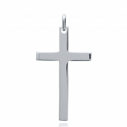 Silver Assunta crosses pendant
