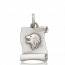 Silver lion pendant mini