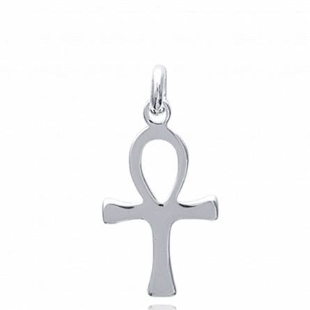 Silver Peace and love 67' crosses pendant