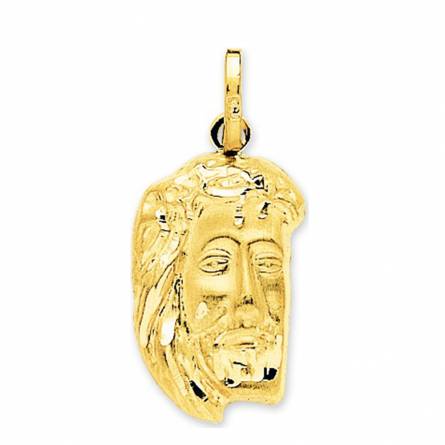 St Christopher with Jesus Gold Pendant