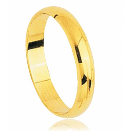 Woman gold Moyenne ring