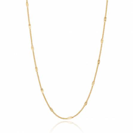 Woman gold plated Abigael yellow necklace