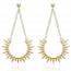 Woman gold plated Abraham earring mini