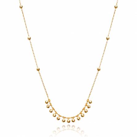 Woman gold plated Adrienne necklace