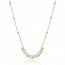Woman gold plated Adrienne necklace mini