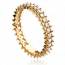 Woman gold plated Anicet ring mini