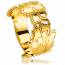 Woman gold plated Ardia ring mini