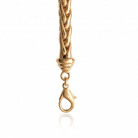 Woman gold plated Balthazar palmier chains