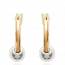 Woman gold plated Bérénice 1.5 cm creoles earring mini