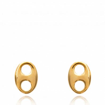 Woman gold plated Billie earring