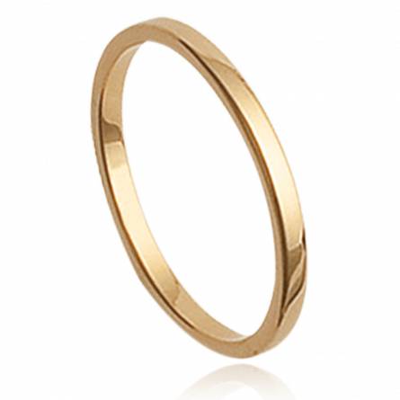Woman gold plated  carte 6 ring