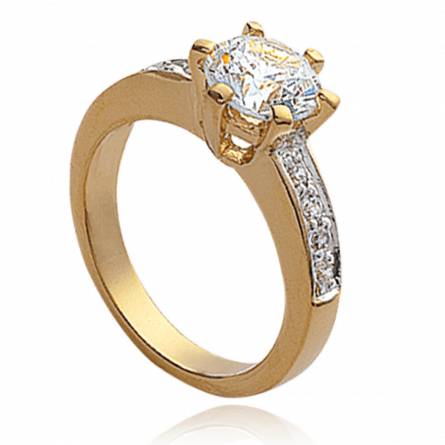 Woman gold plated Convoitise ring