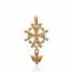 Woman gold plated Decoration Royale pendant mini